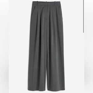 H&M Gray Wide-Leg Pants P09